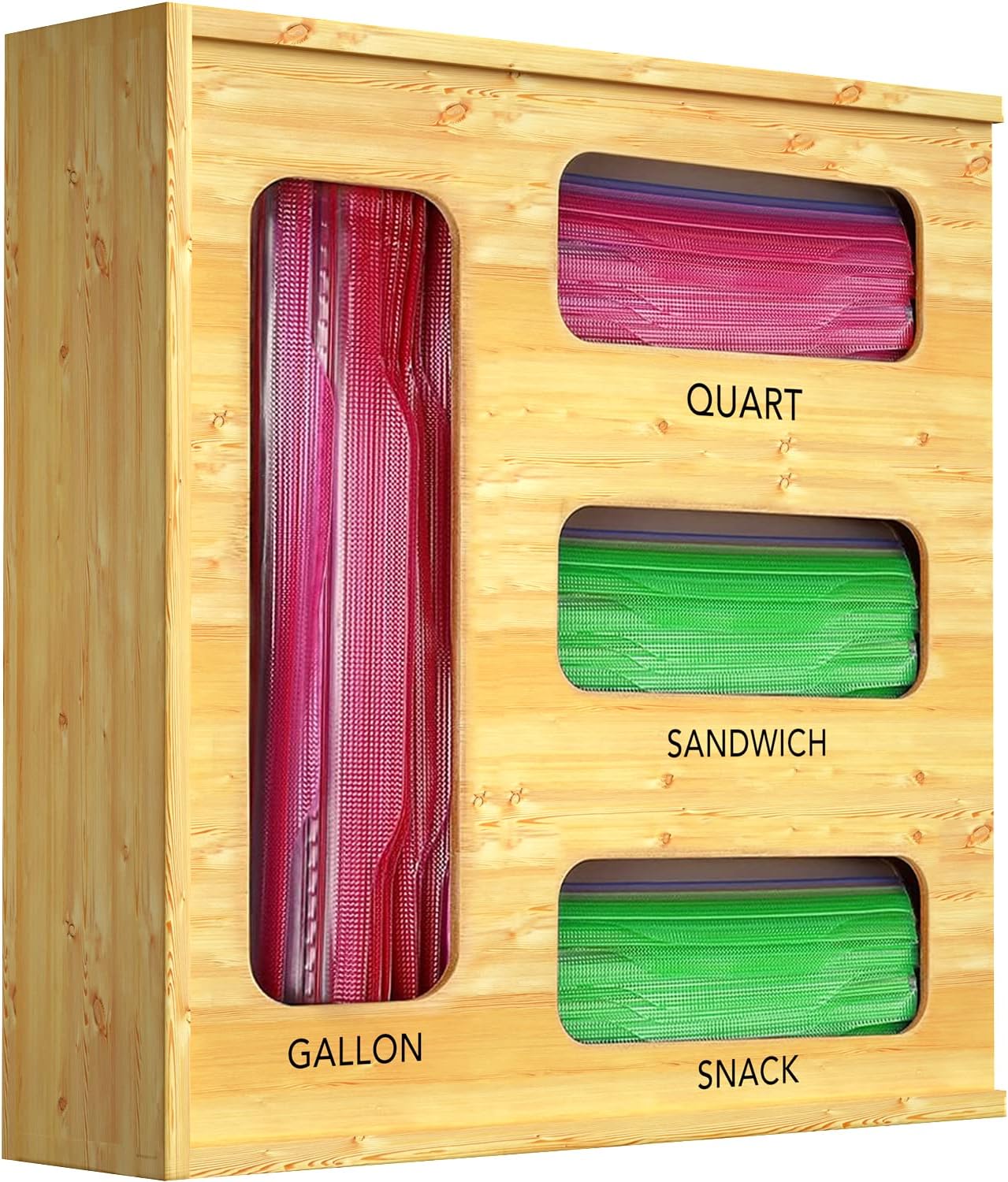 Ziplock Bag Storage Organizer for Kitchen Drawer Food