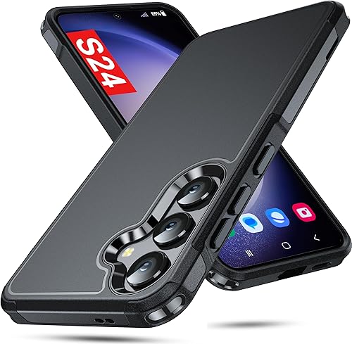 Oterkin Funda para Galaxy S24, [Protección de Grado Militar de 10 Pies] Funda para Galaxy S24 [A Prueba de Golpes][Resistente a Caídas de Uso