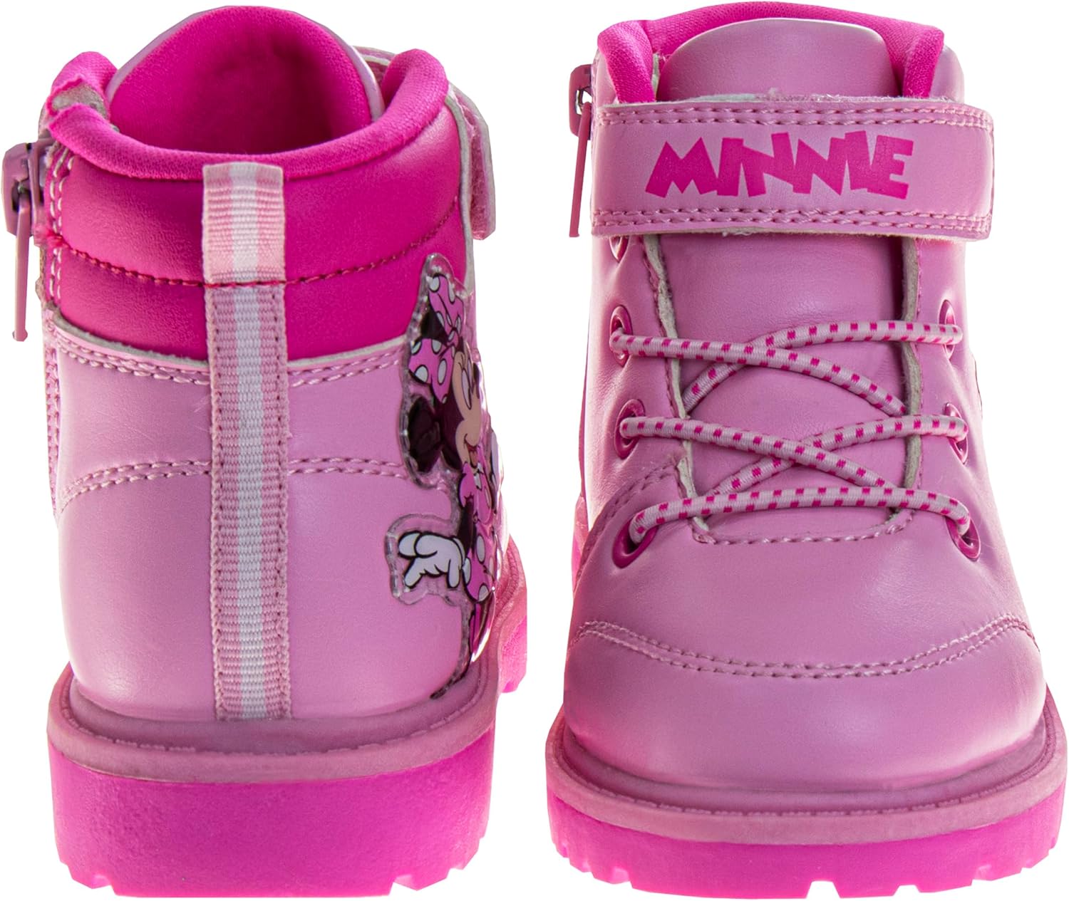 Josmo Character Kids Frozen Minnie Mouse Cars Paw Patrol SpiderMan Boot for Boys Girls Workboot Walking Winter Hiking Climbing Snow Boots for Kid Size 7-10 Toddler / 11-12 Little Kid