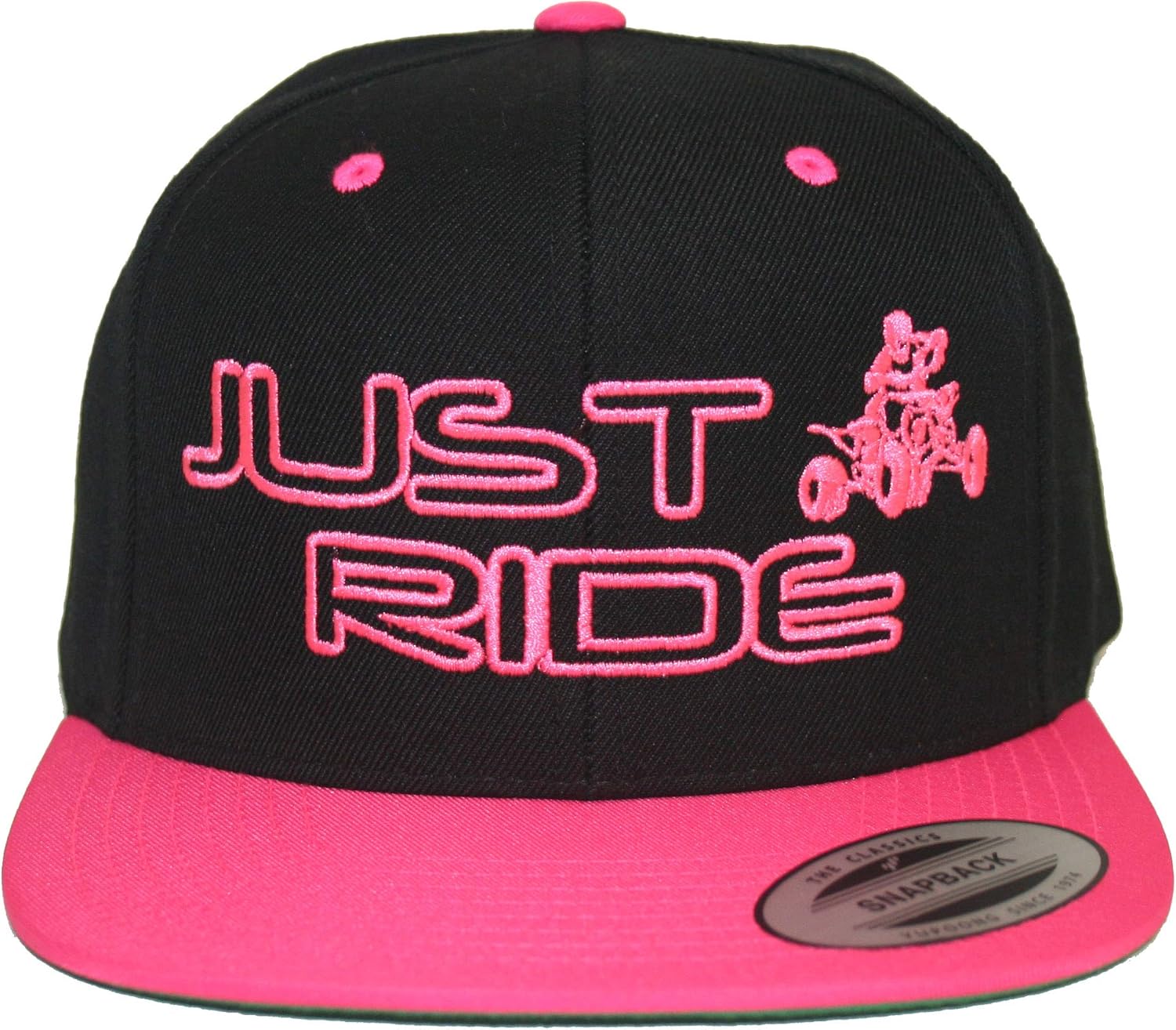 JUST RIDE ATV Quad Hat Flat Bill Snapback