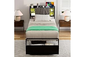 Comfy Twin XL Bed Frame with Storage
