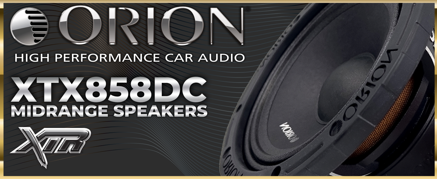 Amazon.com: ORION XTR XTX858DC High Efficiency 8” Mid-Range Dust