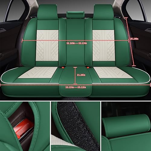 Miniatura 232 de GXT Bench Seat Cover, Premium Faux Leather Bench Seat Covers for Trucks - Universal Fit for Most Sedans SUV Pick-up Truck, Durable for Long Lasting