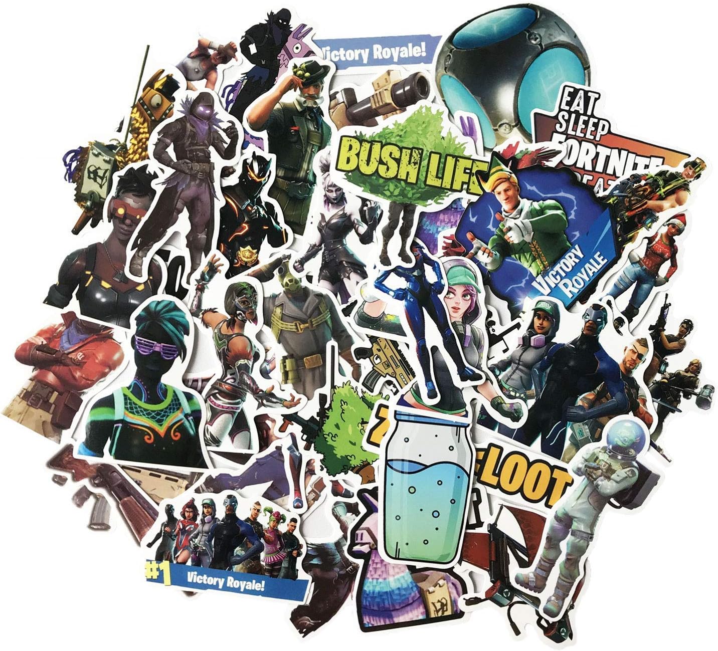 KONLOY Gaming Stickers for Kids(100pcs),Birthday Party Stickers Decorations Compatible for Gamer,iPhone,Laptop-Party Favors for Gamer,Teens,Boys and Girls-Graffiti Decal-Waterproof