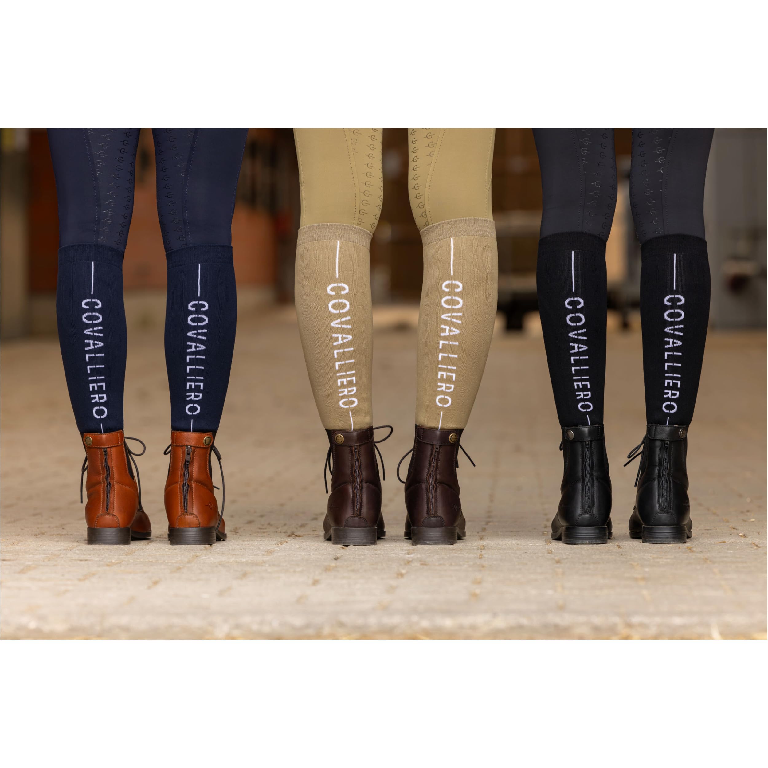 Covalliero - Reitstiefeletten Premium FS26 – Kinder, Herren & Damen Stiefeletten – mit Elastikeinsatz & Reißverschluss – Reitschuhe in Schwarz – Größe 35-45