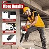 2 Stroke Multifunctional Portable Drills Crushing Pick Handheld Crusher Tools Gas Powered Demolition Jack Hammer Concrete Breaker Rock Chisel for Ground Slotting Breaking Wall Drilling 52Cc 1900W