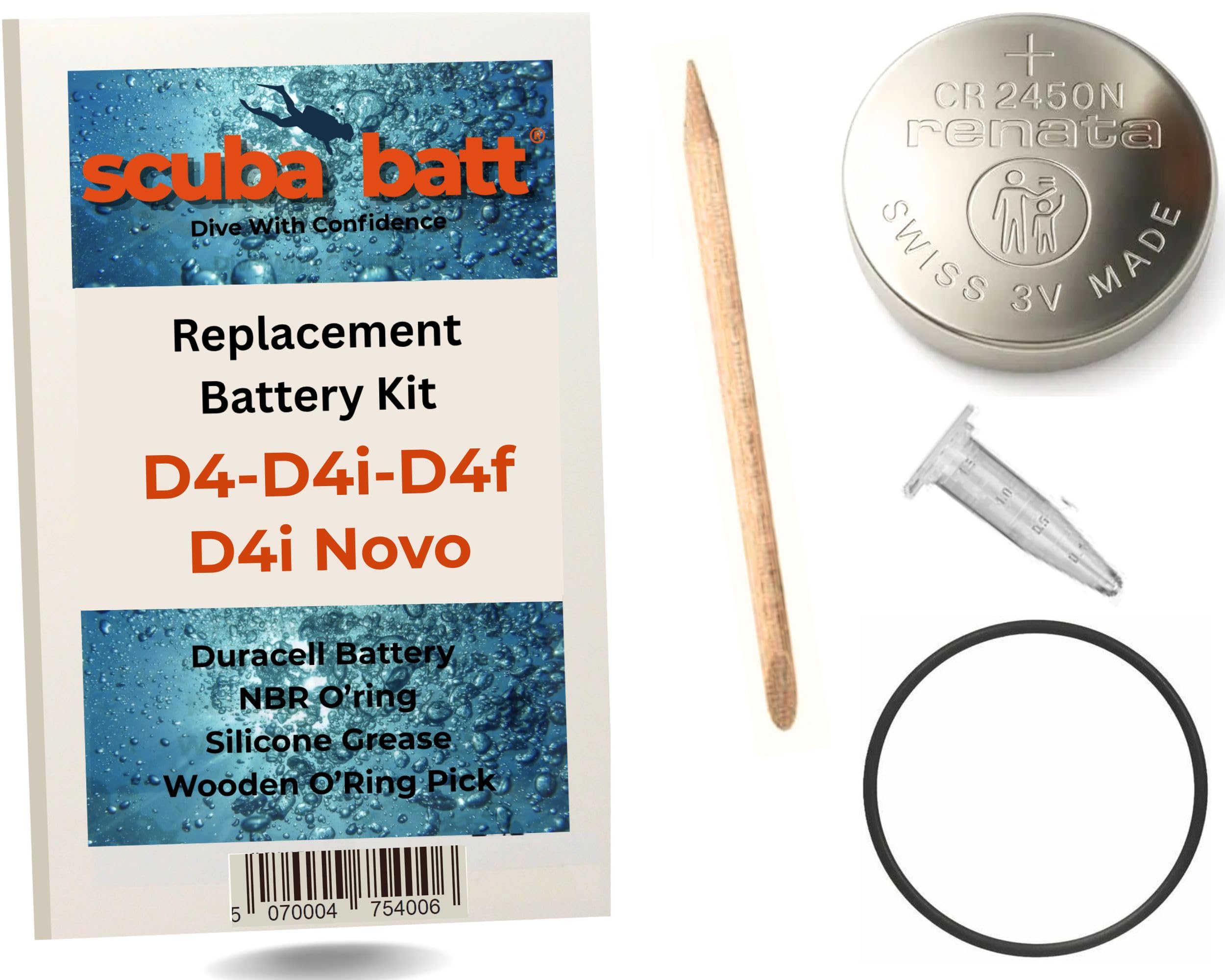 Battery Kit For Suunto D4 D4i D4F D4i Novo Dive Computer Replacement Service Kit