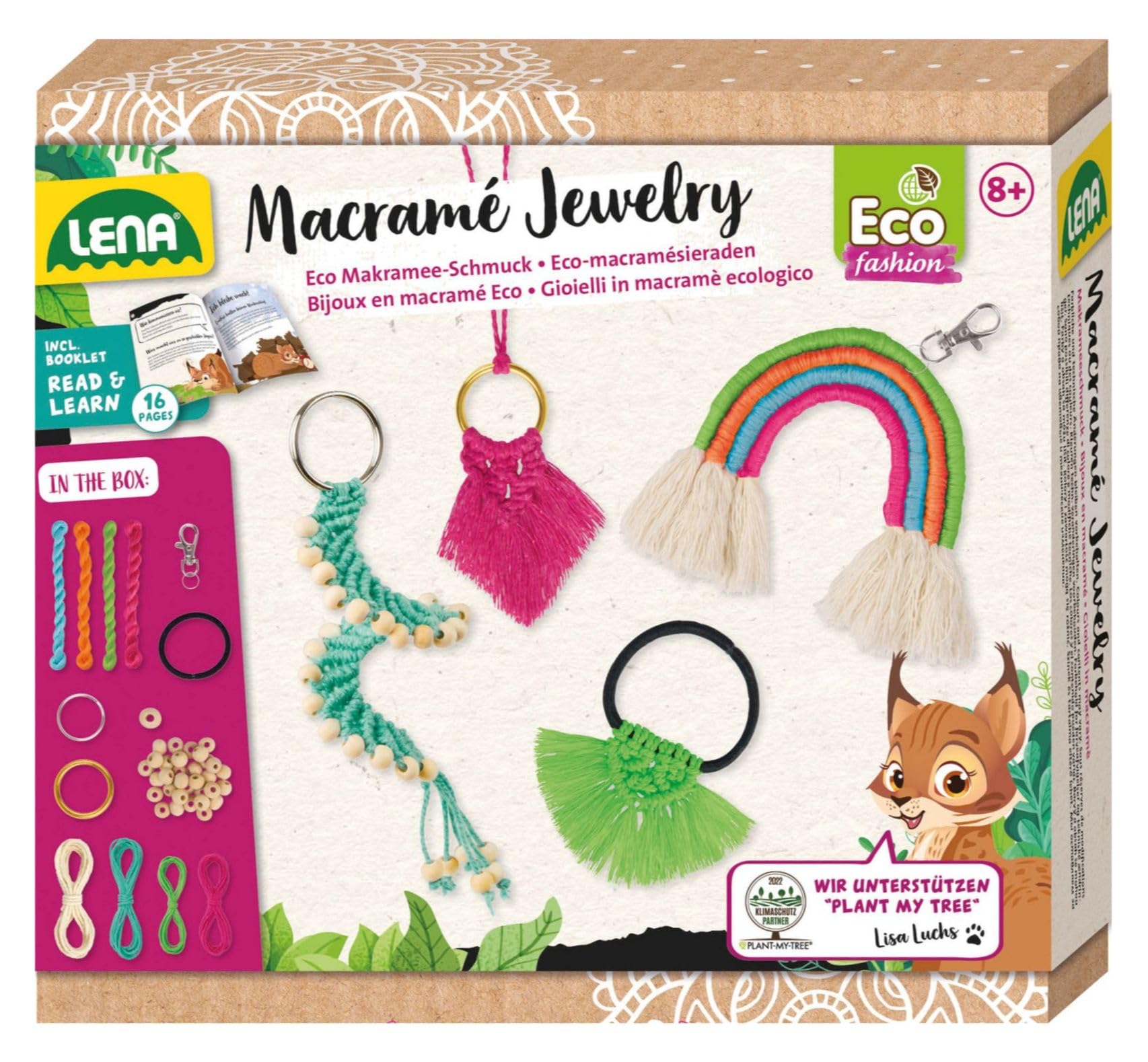 lena 42839 kit macramé enfants création