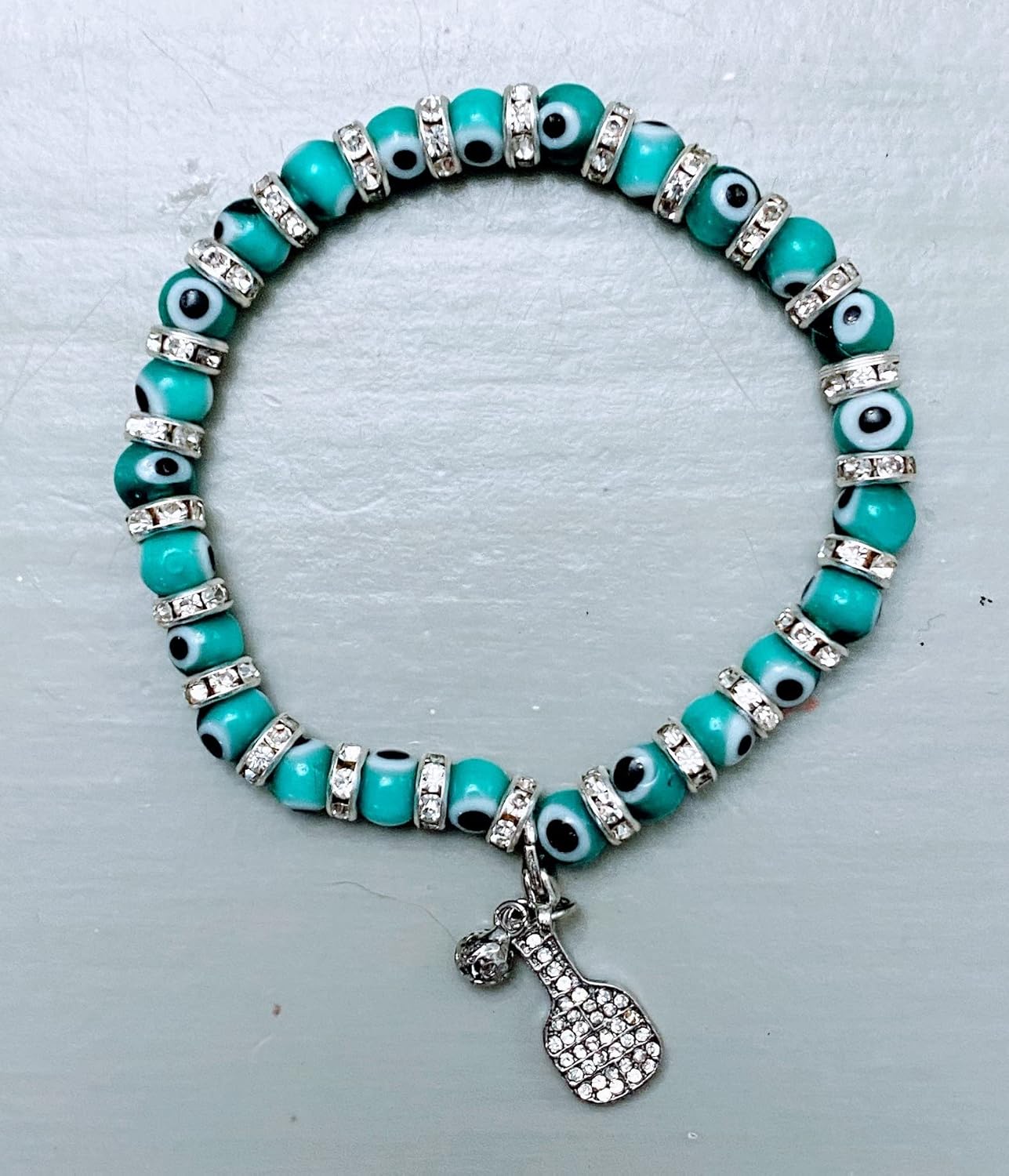 Hit Happy Lucky Pickleball Bracelet Makes a great gift for the Pickleball Player