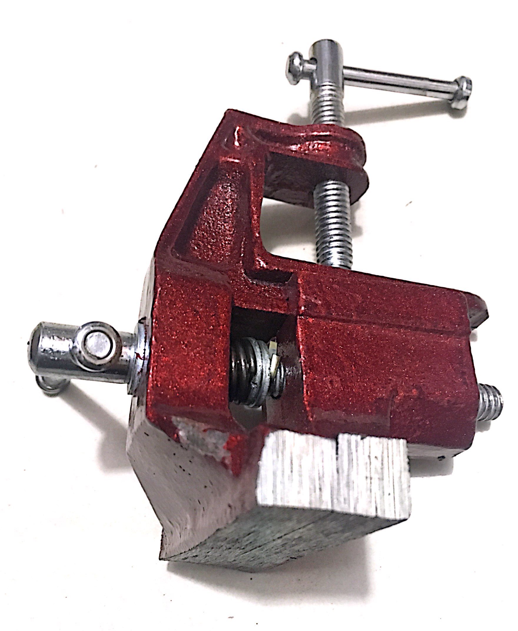 Cast Iron Baby Vice- (70 mm, Red)