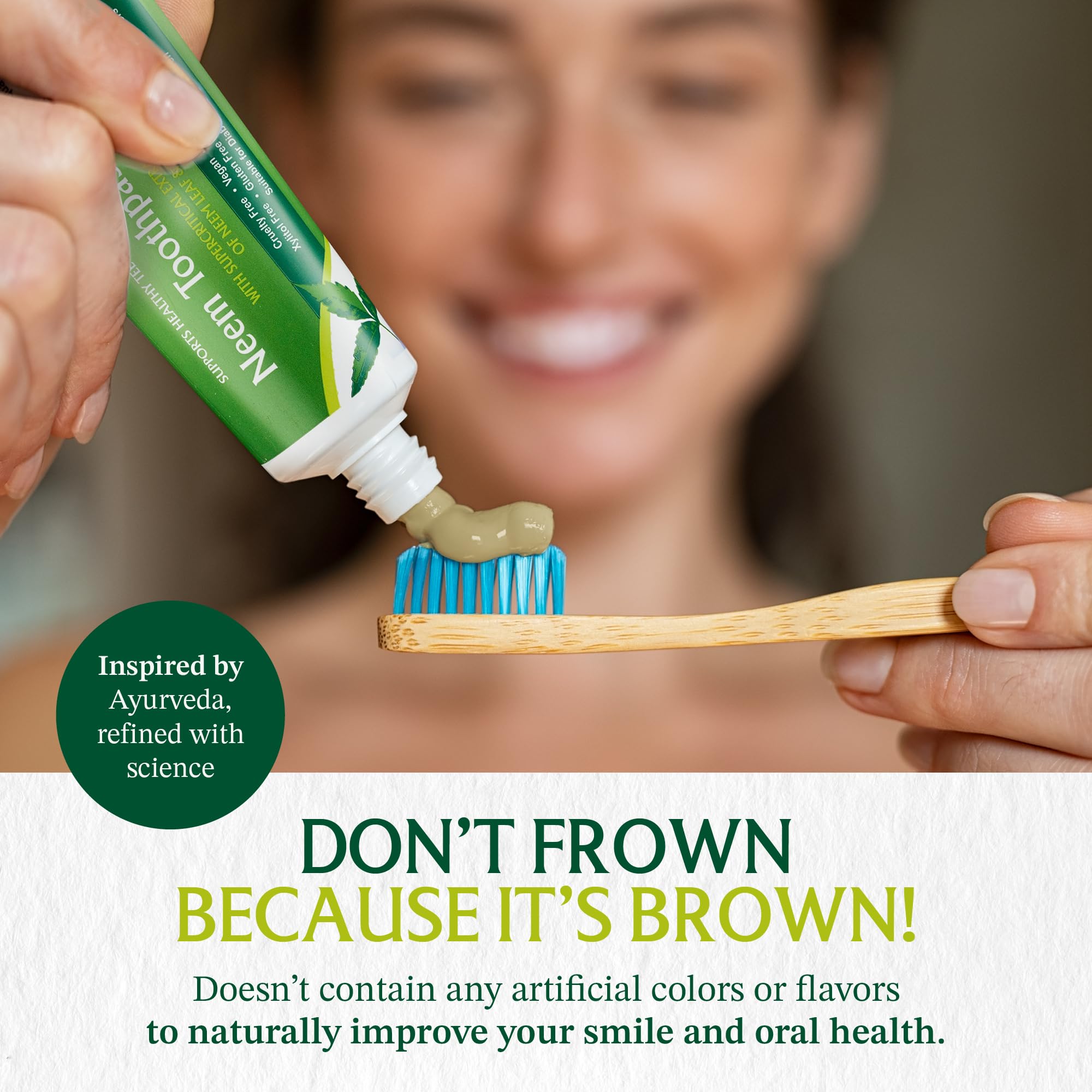Amazon.com: Neem Tree Farms Fluoride Free Toothpaste, Vegan Gluten
