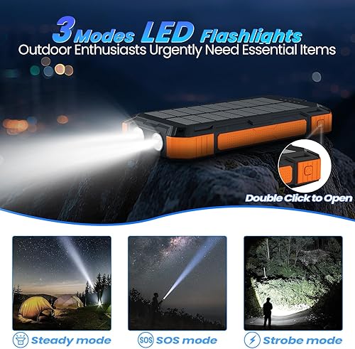 Miniatura 5 de Banco de energía solar (naranja)