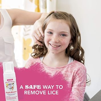 MagicMousse Lice Treatment Mousse for Head Lice Removal, No Sulfate and Pesticides, 4 fl oz - Fairy LiceMothers