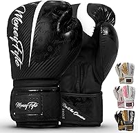 Vista 1 de Guantes de boxeo para hombres y mujeres – Boxeo, Kickboxing, Muay Thai, MMA, entrenamiento y sparring – Guantes para saco de boxeo y bolsa pesada