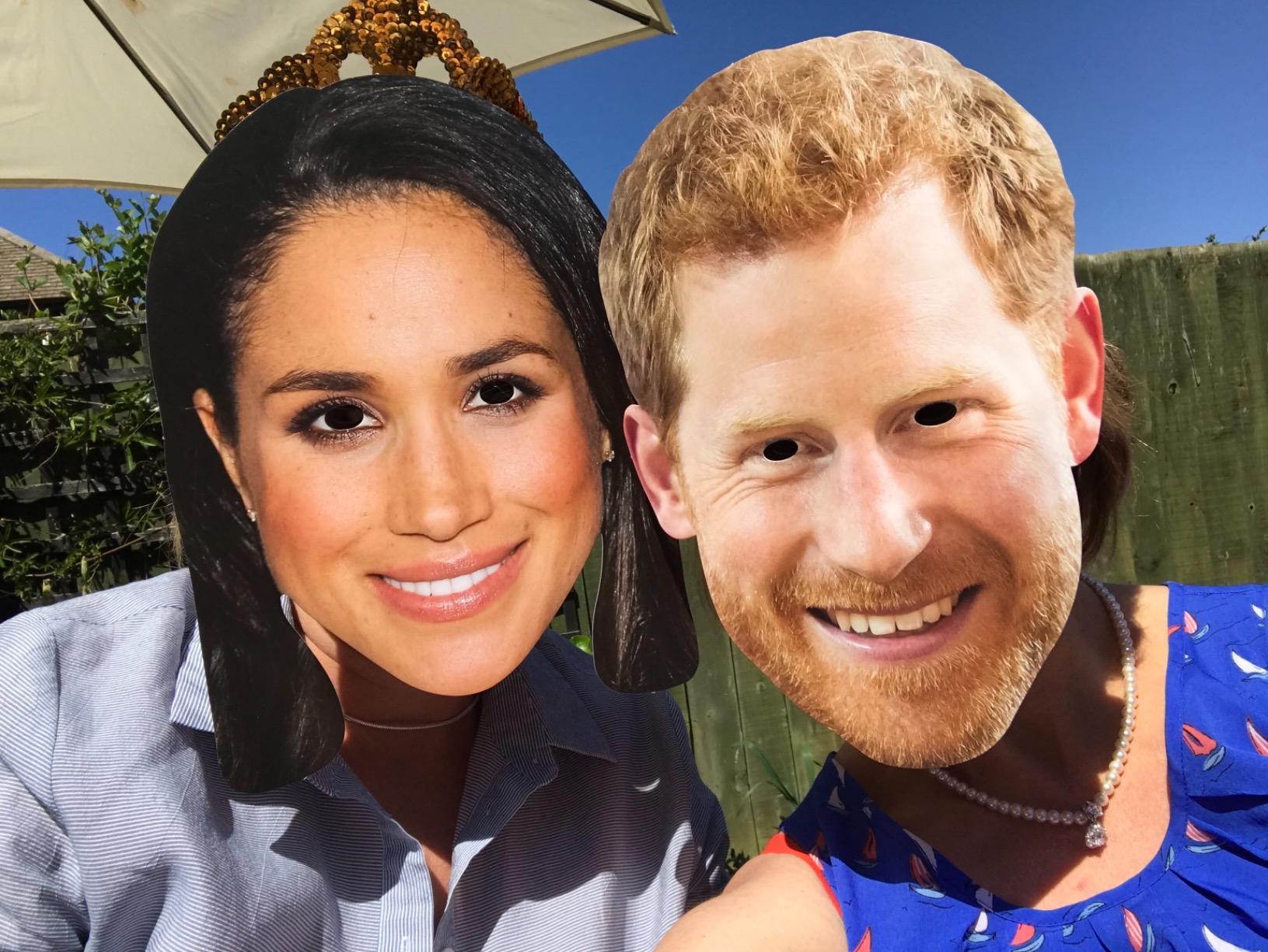 Prince Harry and Meghan Markle Royal Celebrity Face Mask Pack for Fancy ...