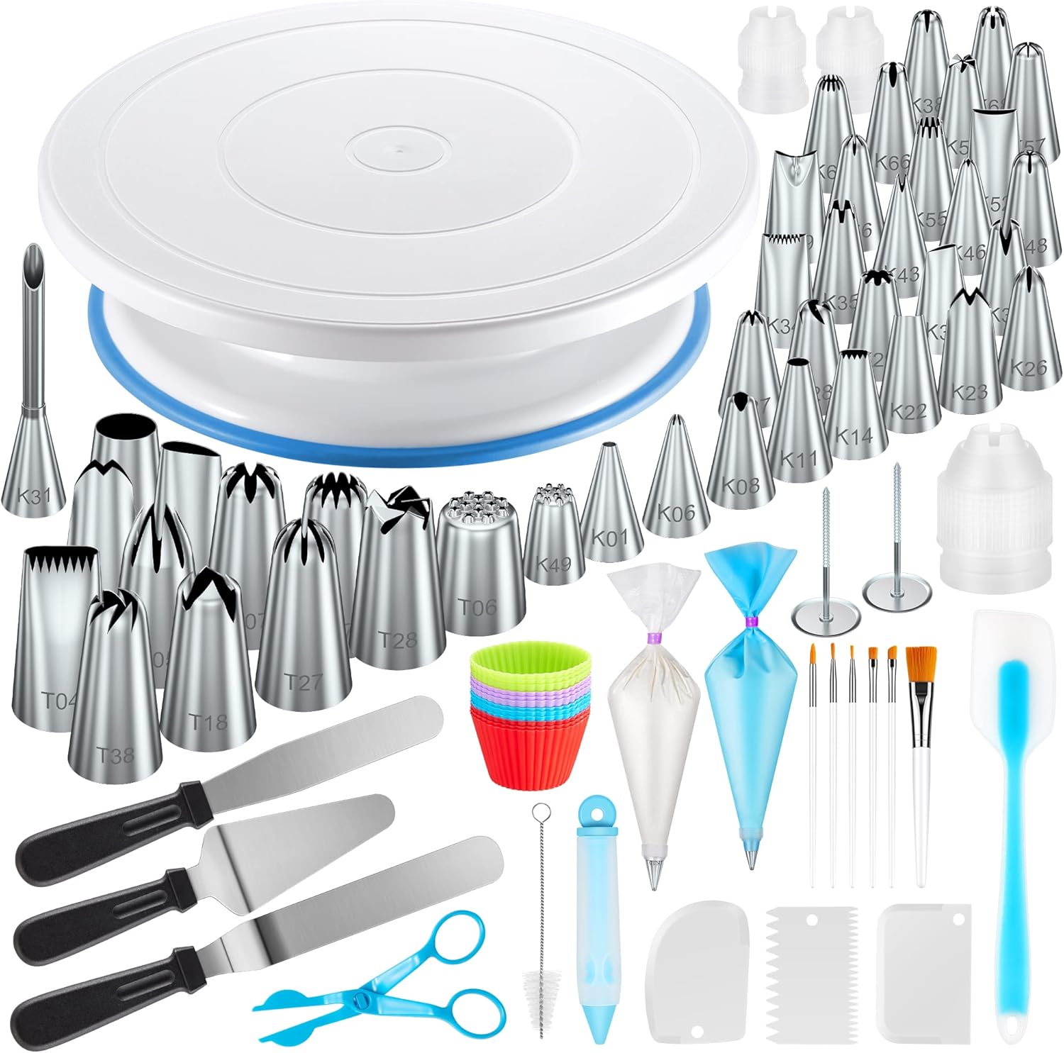 Kootek 178 Pcs Cake Decorating Kit Supplies with 11 Inch