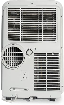 SPT WA-S8001E 12,000BTU Portable Air Conditioner Cooling (SACC: 8,000BTU), with Cooling, Dehumidifying, Fan, White, Remote Control, 24-hr Timer, 17.9W x 14.4D x 27.6H