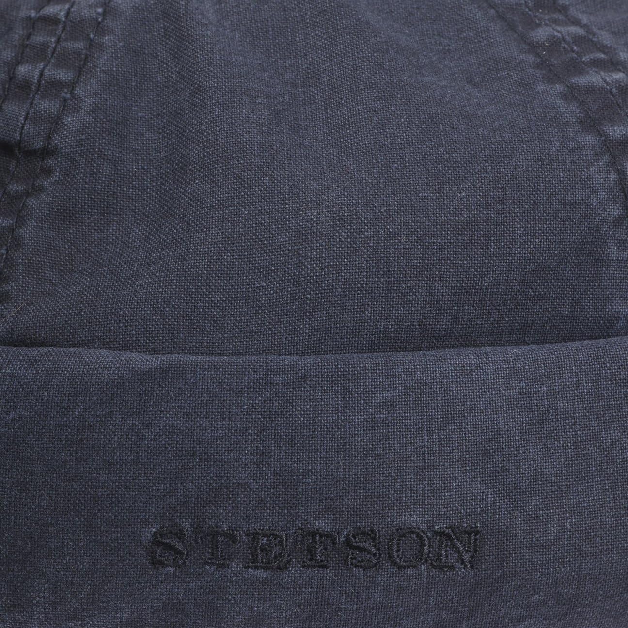 Stetson Delave Berretto Docker unicolore Protezione UV 40+ Uomo Primavera Estate
