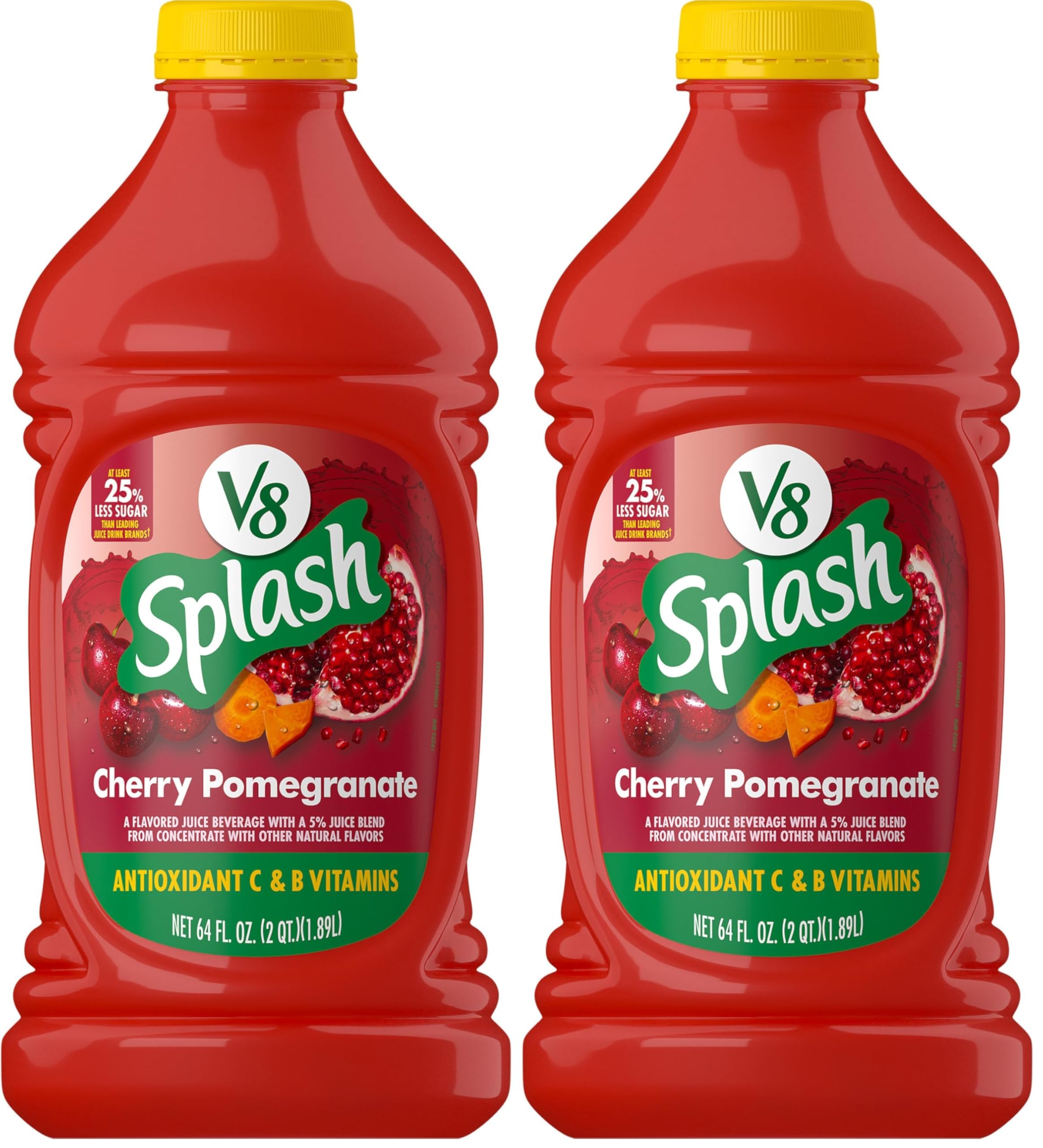 V8 Splash Tropical Blend Flavored Juice Beverage, 64 fl oz Bottle - 4