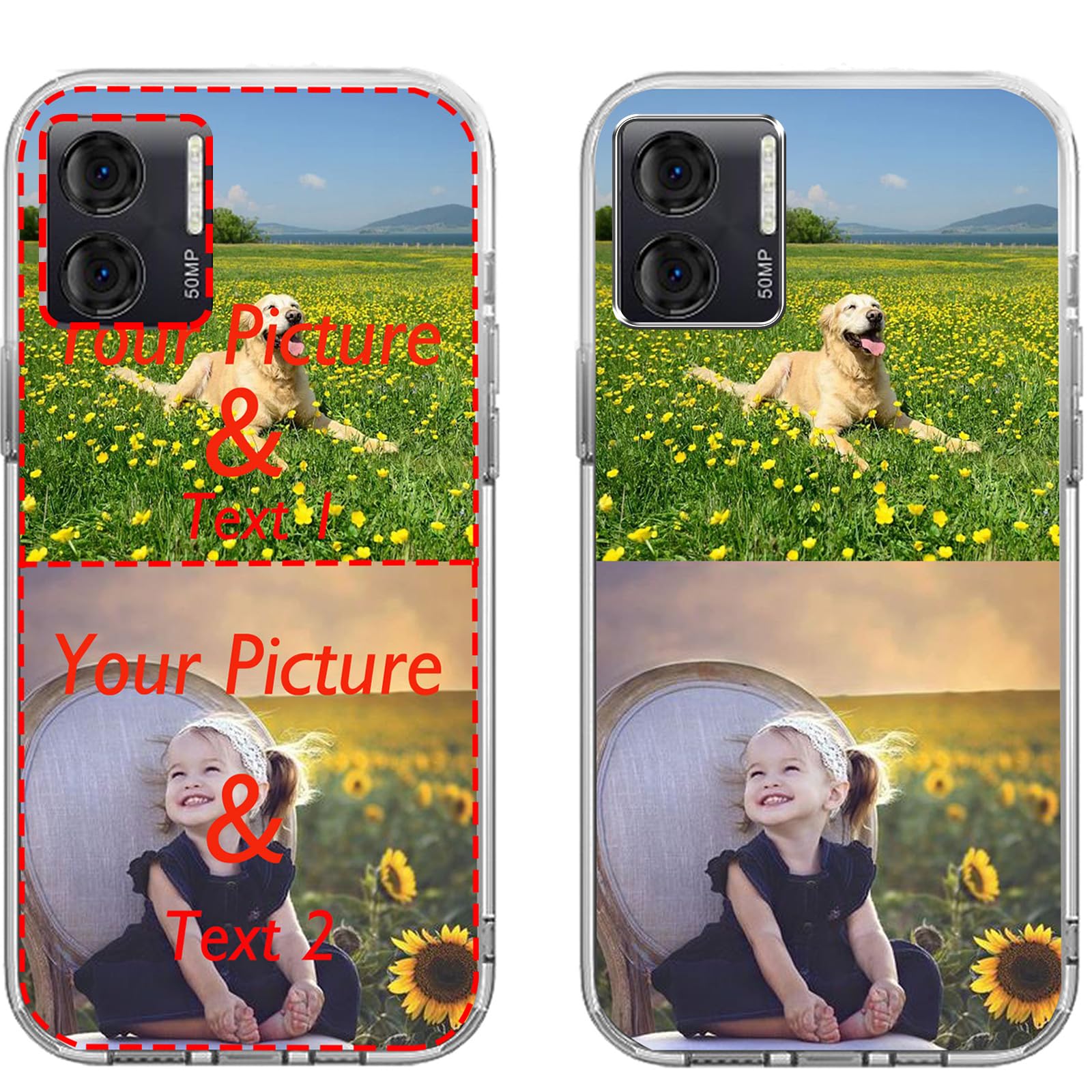 Custodia Personalizzata Per DOOGEE N50 - Carica La Tua Foto O Testo