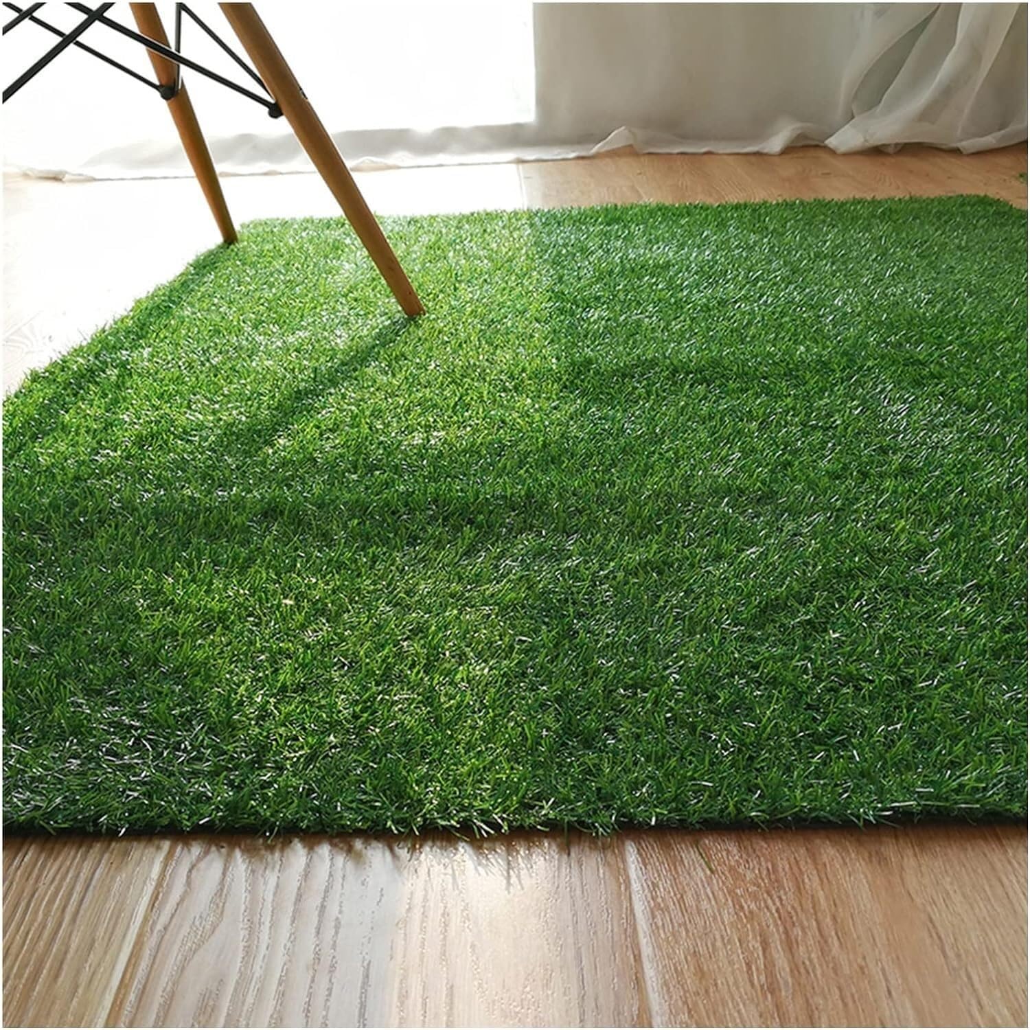 LNNNW Pelouse en Gazon Synthétique Gazon Artificiel Synthétique, Tapis De Pelouse Vert Anti-Perte Extérieur, Tapis De Faux Gazon Découpable DIY, Hauteur De Pile De 2 Cm(120x200cm)