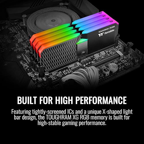Miniatura 3 de Thermaltake TOUGHRAM XG RGB DDR4 3600 MHz 16 GB (8 GB x 2) 16.8 millones de colores RGB AlexaRazer Chroma5V tarjeta madre sincronizada memoria RGB