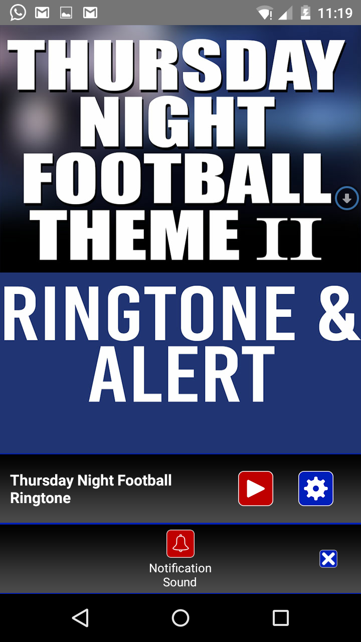 Thursday Night Football 2 Ringtone and Alert App on Amazon Appstore