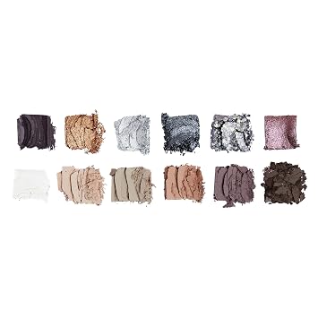 Revolution Smokey Icon Palette, 12 Shades | Ultra-Pigmented Matte, Shimmer & Cream Finishes, Long-Wear & Blendable Professional Collection, Vegan & Cruelty-Free, 3.53