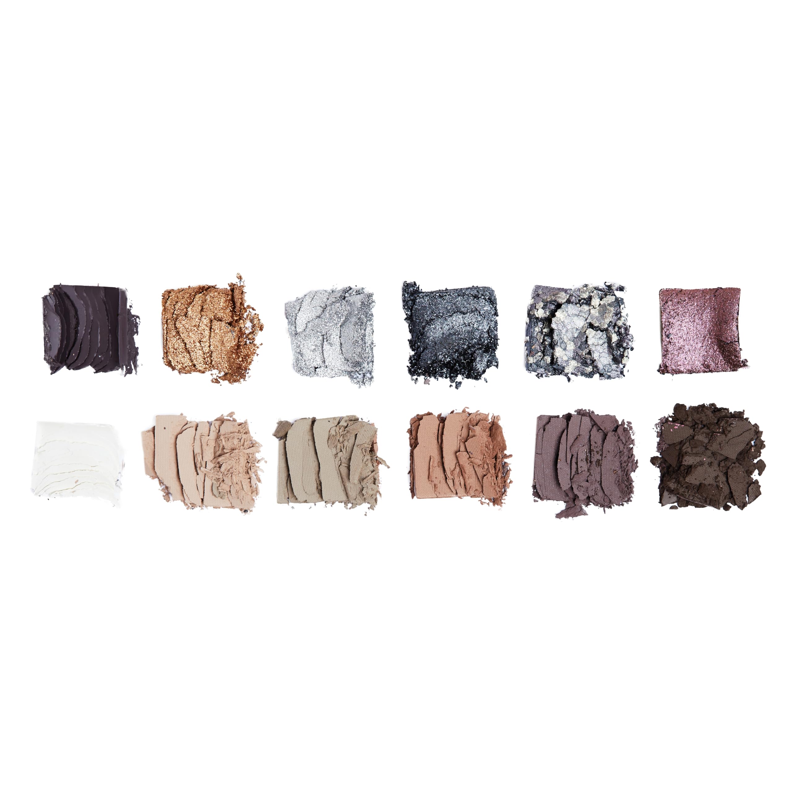 Revolution Beauty – paleta ikon – 12 kolorów o wysokiej pigmentacji – matowe i błyszczące, paleta Ikonów smokey | Silny efekt pigmentu, wegański i przyjazny zwierzętom