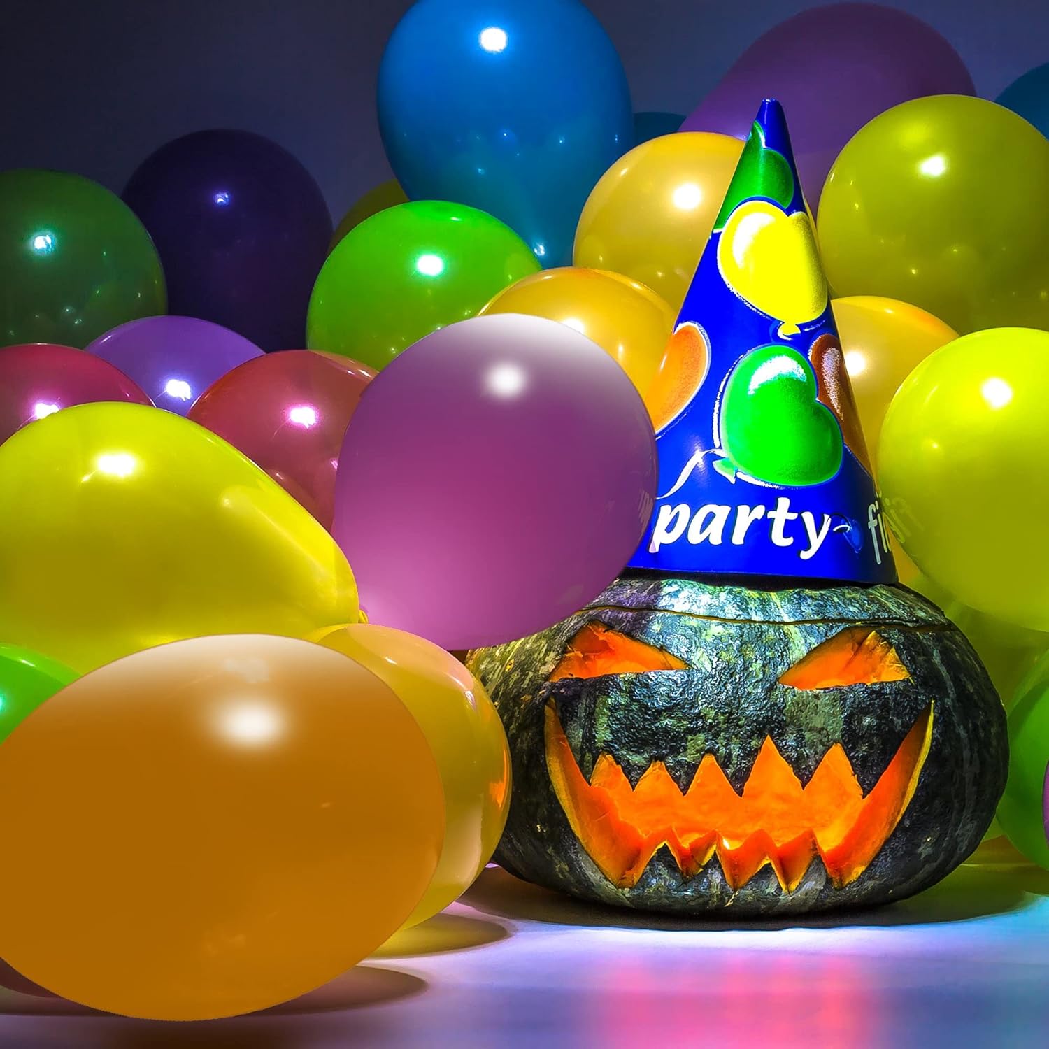 LED Balloons Flashing, 32 Pack, 8 Colors Light Up Balloons, Lasts 12-24 Hours for Glow in the Dark Party Supplies, Birthday, Halloween, Easter Party and Wedding Decorations