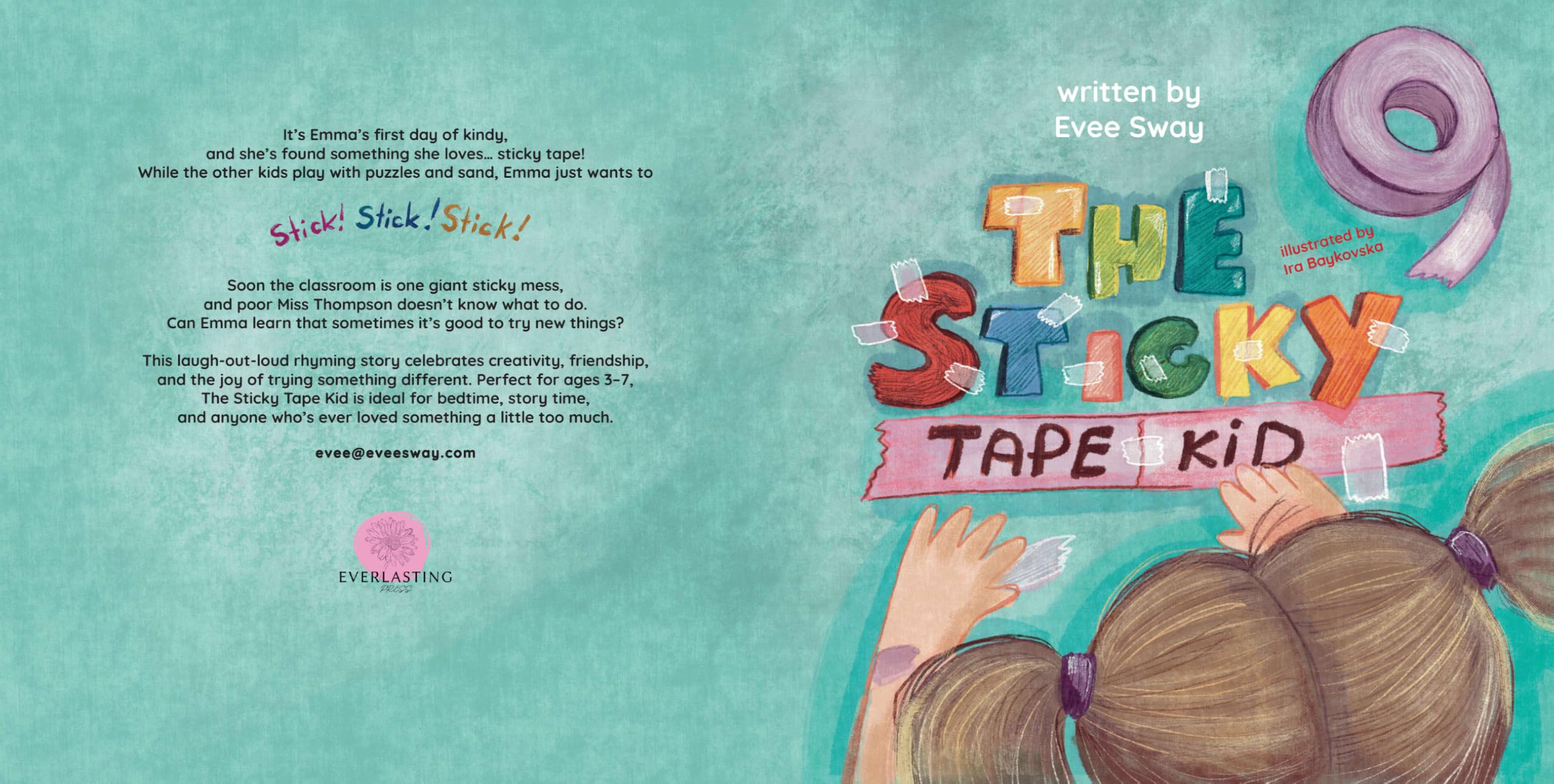 The Sticky Tape Kid: A Rhyming Picture Book About School, Friendship, and Imagination