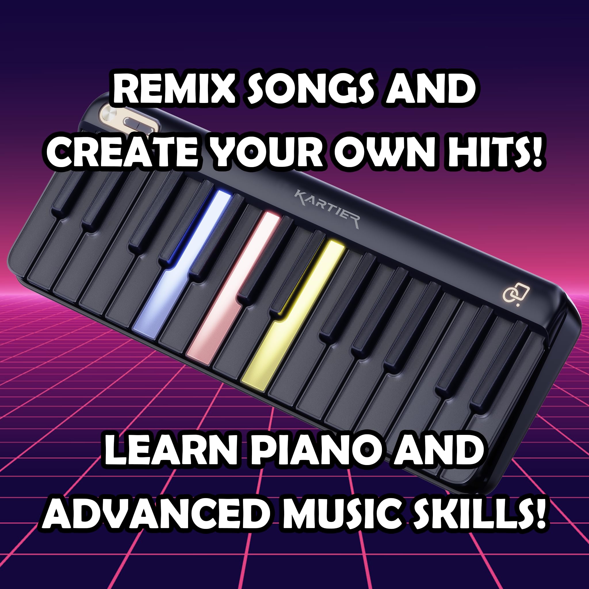 Amazon.com: Kartier Piano MIDI Keyboard, Includes 1,000+ Famous