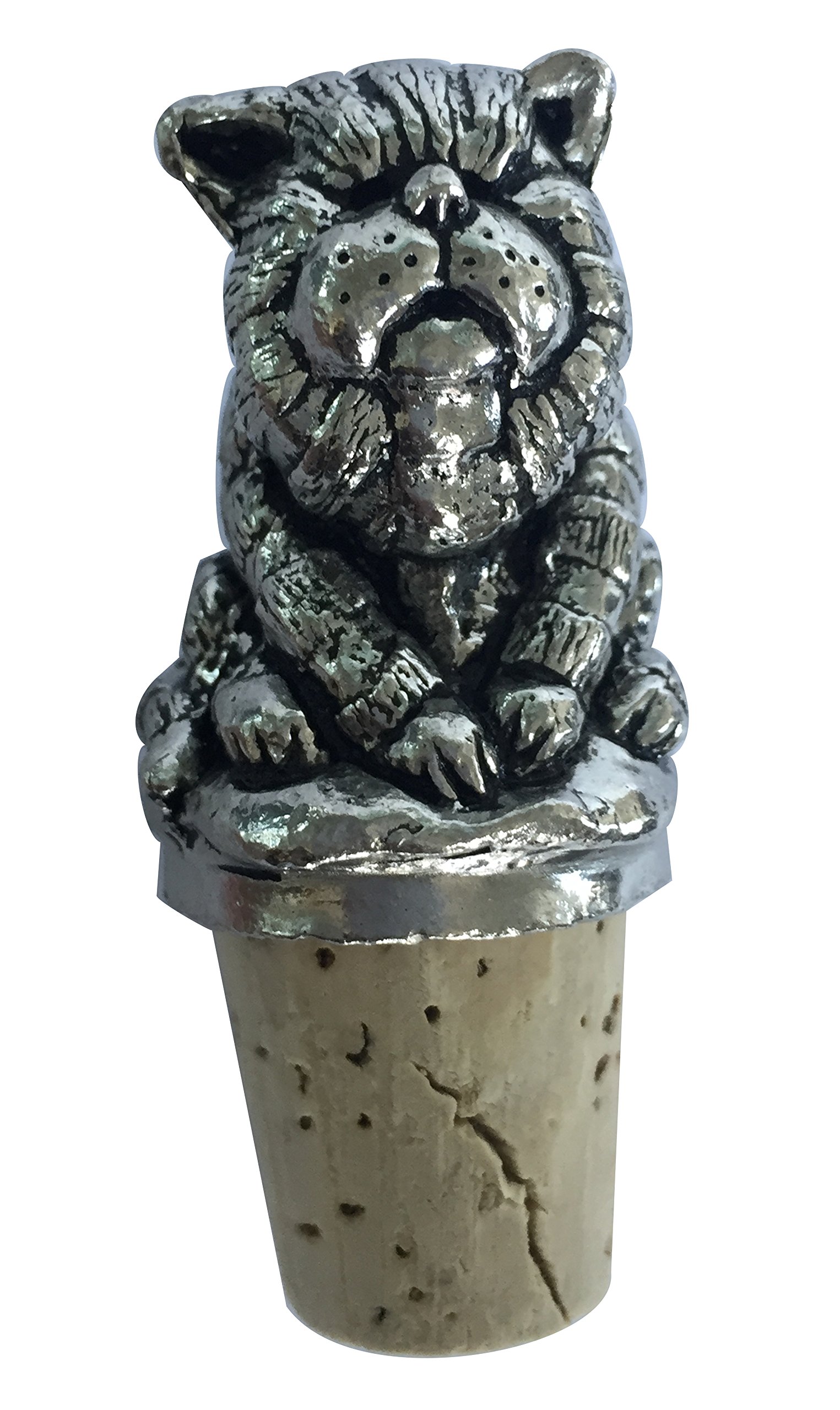 Bagpuss Pewter Solid Bottle Stopper/Wine Cork