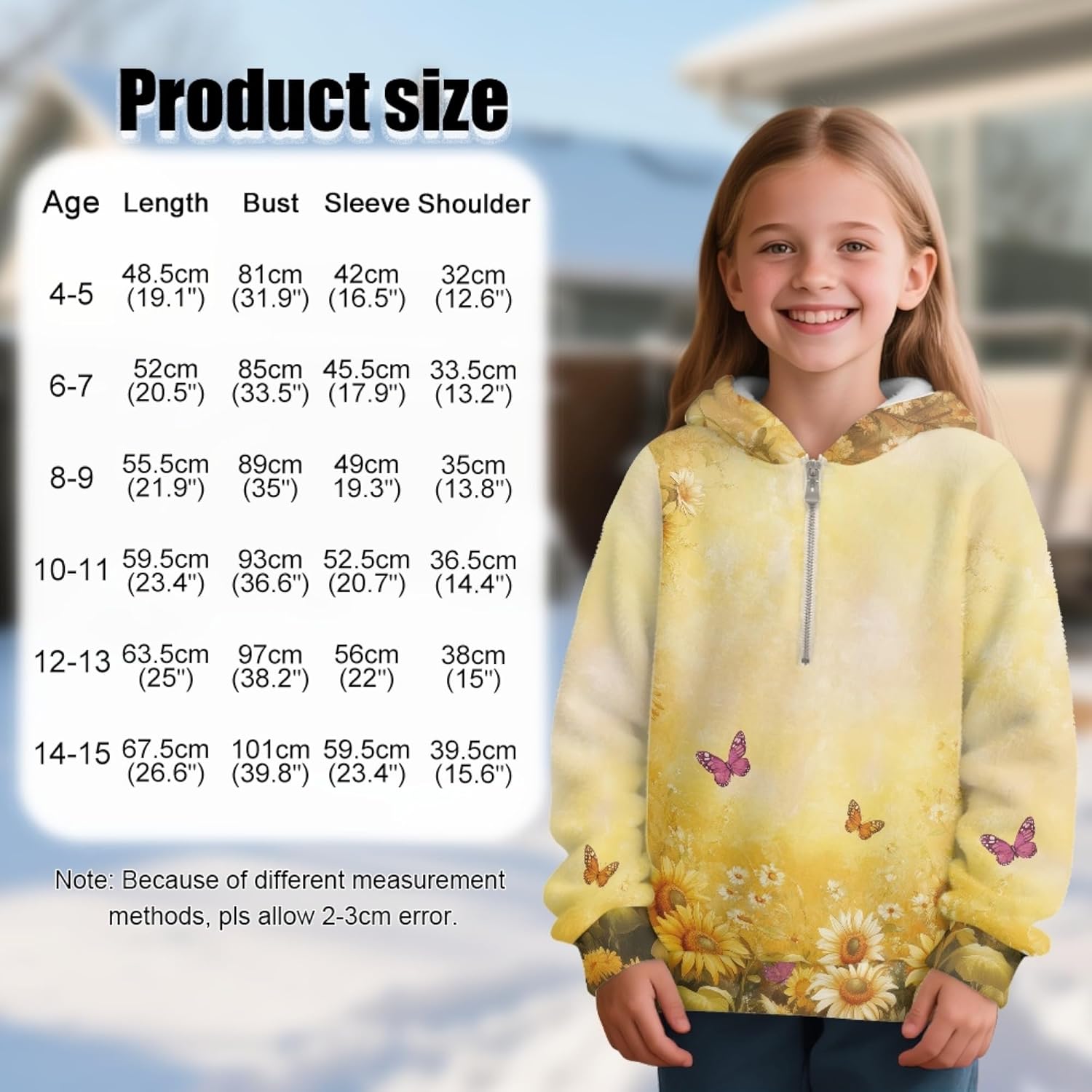 Hawapod Hoodie For Teen Girls Graphic Lightweight Half Zip Pullover Sweatshirts Long Sleeves Oversized Hoodies With Pockets