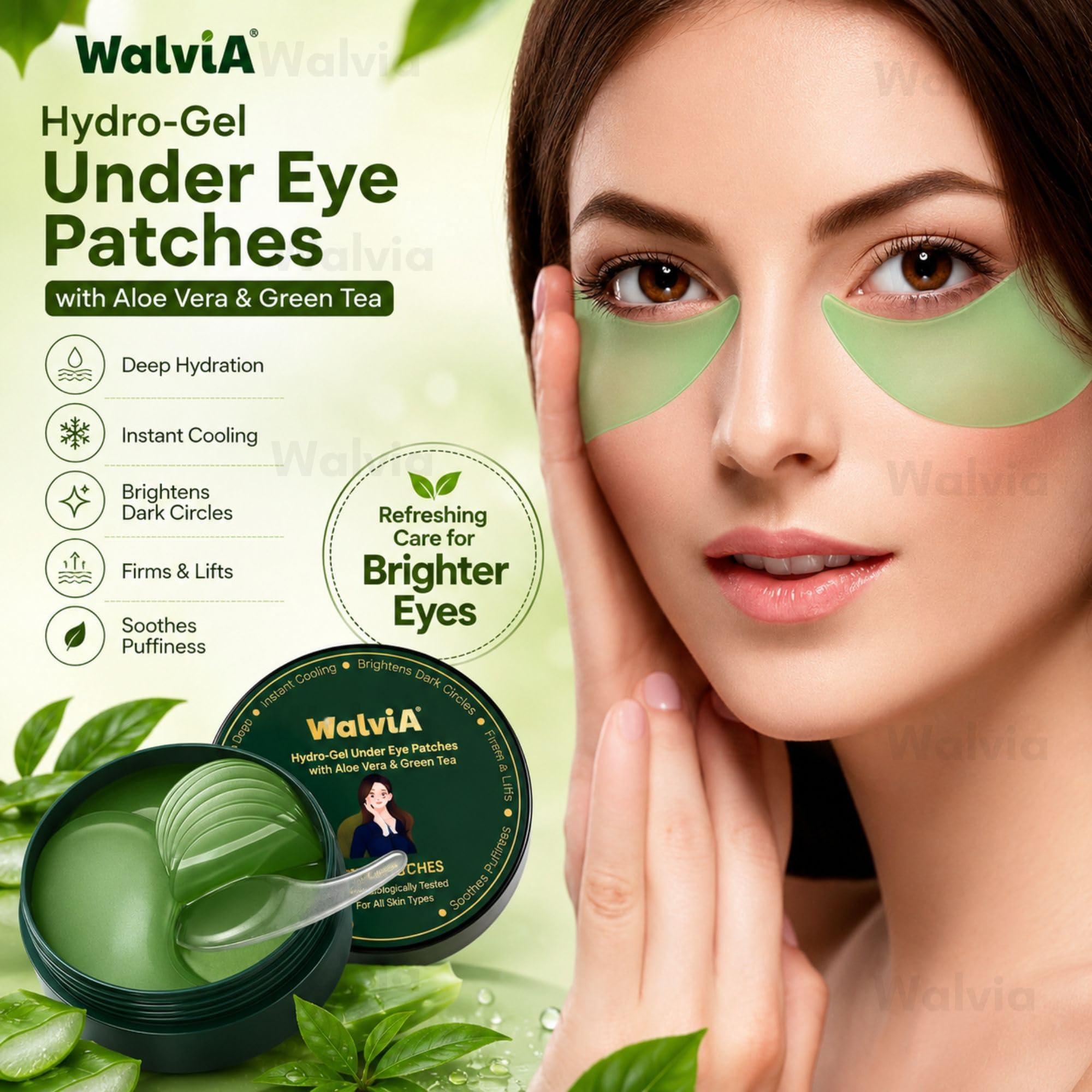 Under Eye Serum Patches (60 Pcs) - Anti Wrinkle Eye Serum Patch| Treats Dark Circles, Fine Lines And Wrinkles | Enriched With Aloe Vera Extract | Eye Patches for Women Under Eye Mask 2