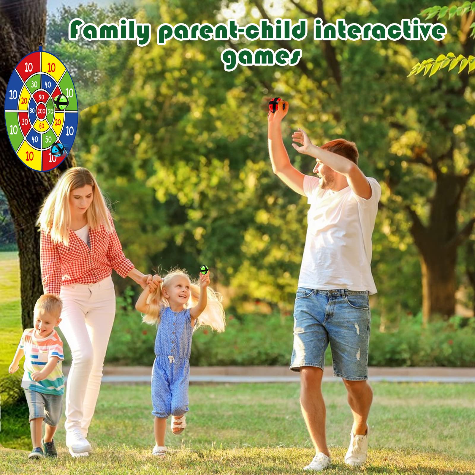 25.5 Inches freccette bifacciali per bambini,regalo ragazzo ragazza,giochi per interni ed esterni e bomboniere per feste di compleanno,adatto per ragazzi e ragazze di 3 4 5 6 7 8 9 10 11 12 anni(65cm)