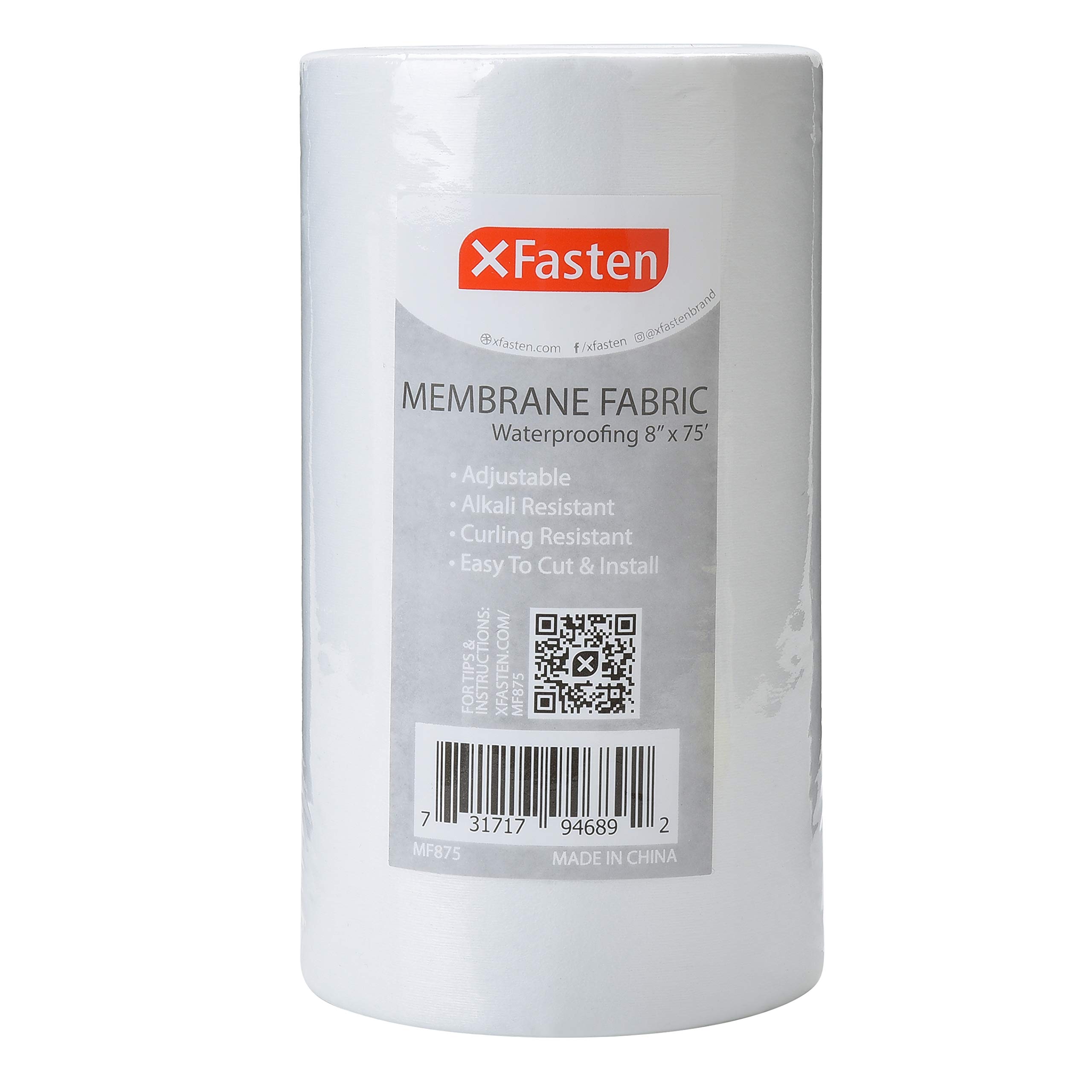 Buy XFasten Waterproofing Membrane Sheet, 8” x 75 Ft Shower Waterproofing Membrane Tape for