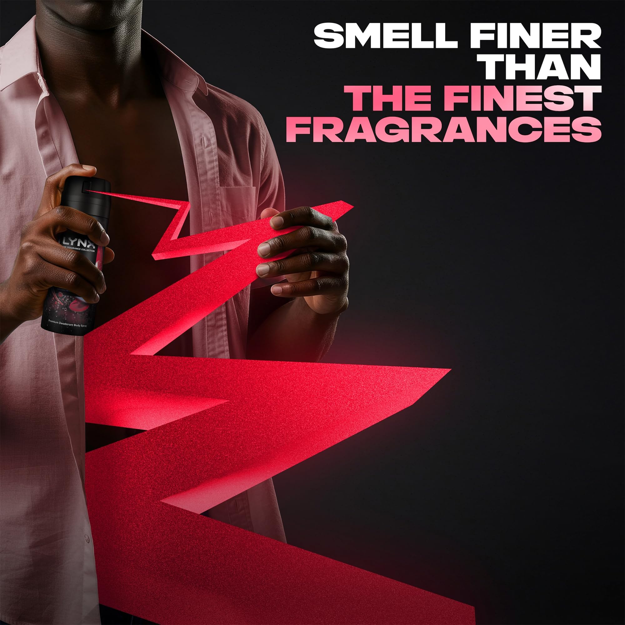 Lynx Fine Fragrance Collection Deodorant for Men Cherry Spritz