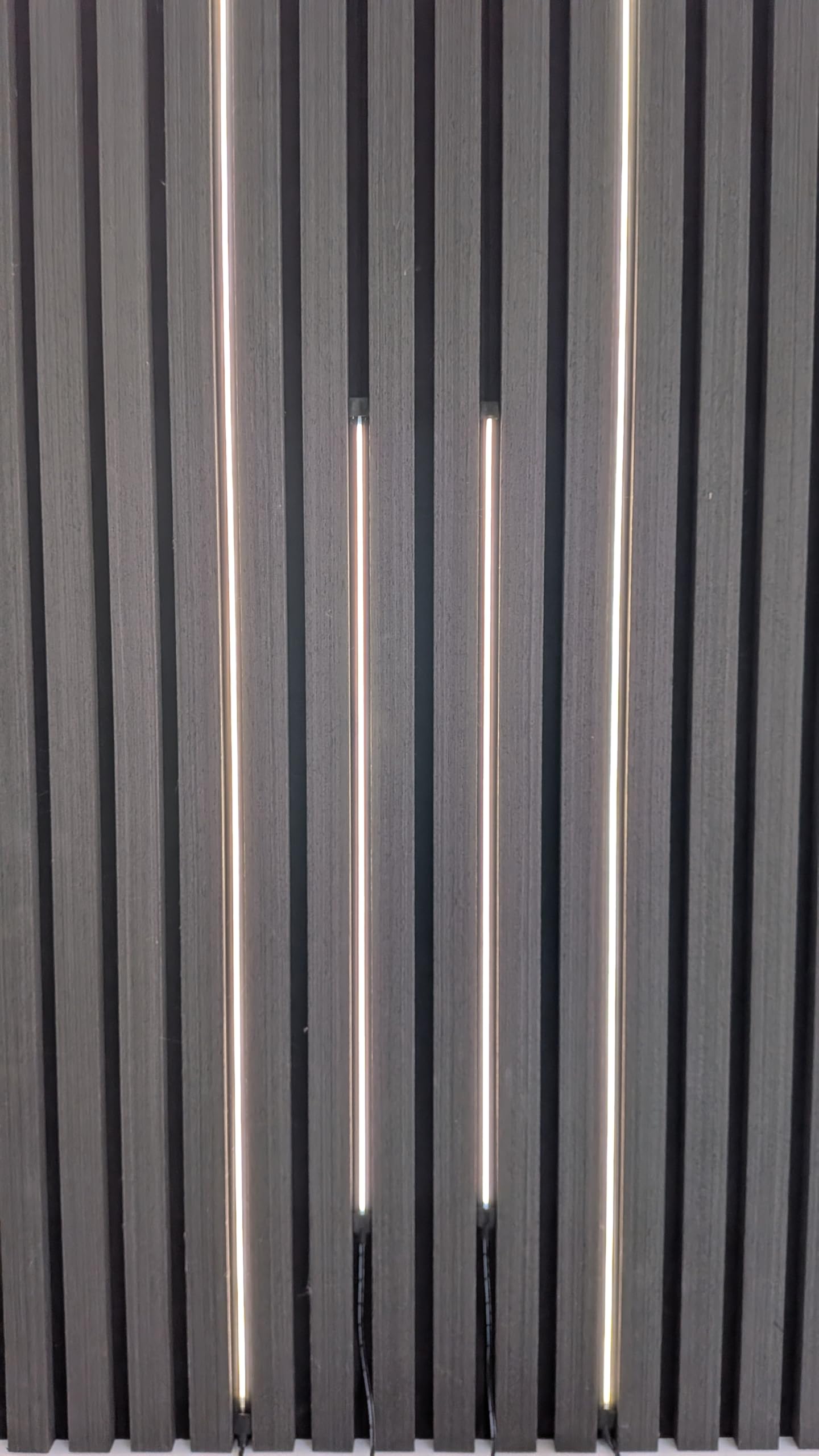 Acoustic Wall Panels LED Lighting | Super Bright | Natural Light 4000K | Plug and Play Multiple Lights | Remote Control (1.5 Meter, 4 LED Strips)