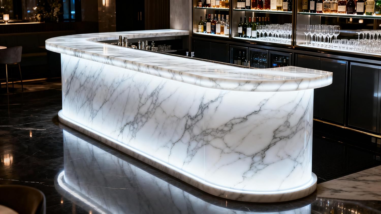 SuperLightingLED Extra Long 6.56ft LED Sheet for Backlighting Countertop, 6000K Flexible Large 78.7" x 9.45" 24V LED Light Sheet, Cuttable Dimmable Slim Panel Light with Accessory (6000K, 6.56Ft IP20) - Image 9