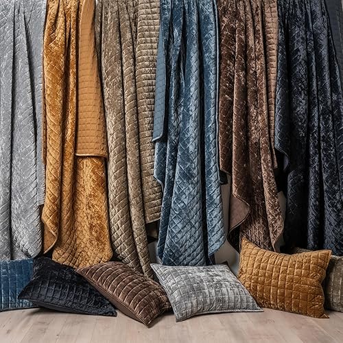 Miniatura 129 de RECYCO - Juego de edredón de terciopelo ligero, ropa de cama con edredón acolchado de gran tamaño y 2 fundas de almohada a juego, para usar todo