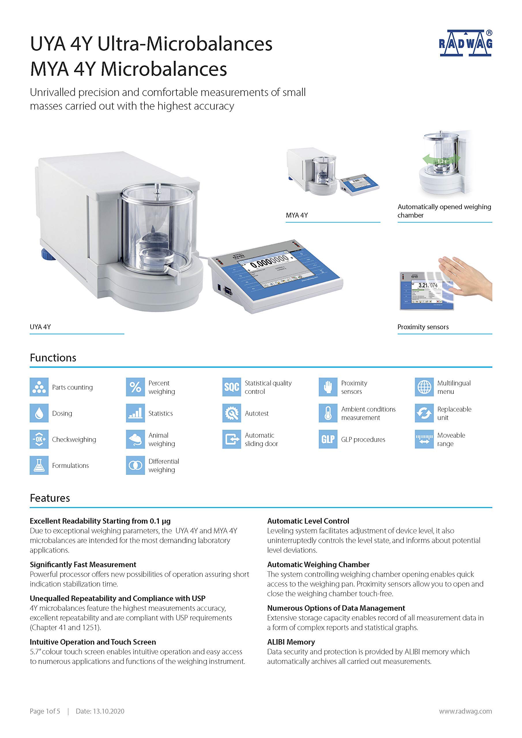 Radwag MYA 11.4Y Microbalance