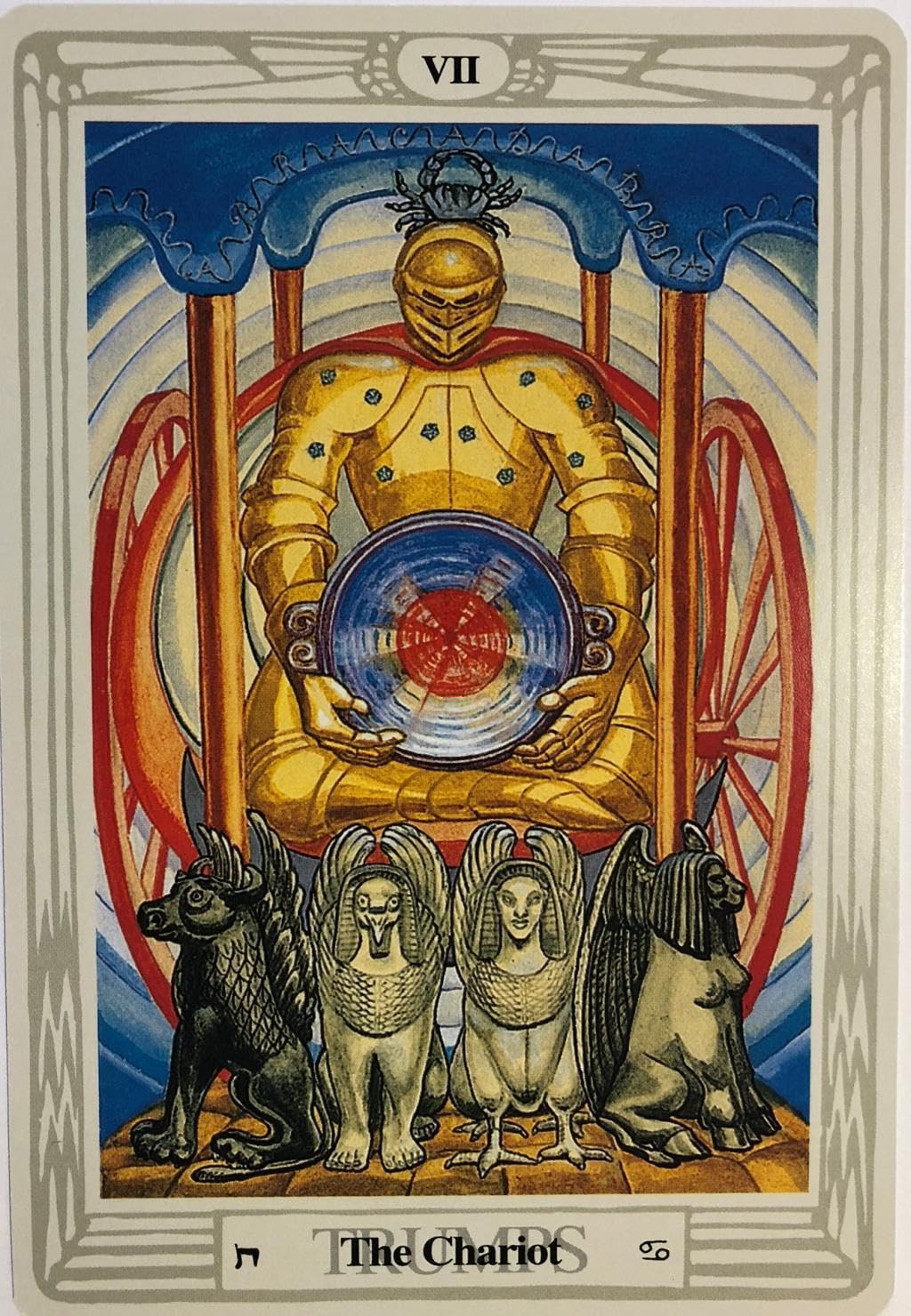 Aleister Crowley Thoth Tarot - Gold Edition (Deluxe Tarotkarten)