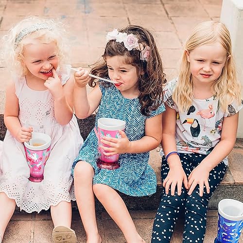 Vista 52 de Fábrica de batidos Zoku Slush y Shake Maker, color naranja, Púrpura