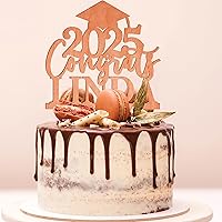 Vista 4 de Decoración personalizada para tartas de graduación – Decoración para tartas de graduación con nombre y fecha – Decoraciones acrílicas personalizadas