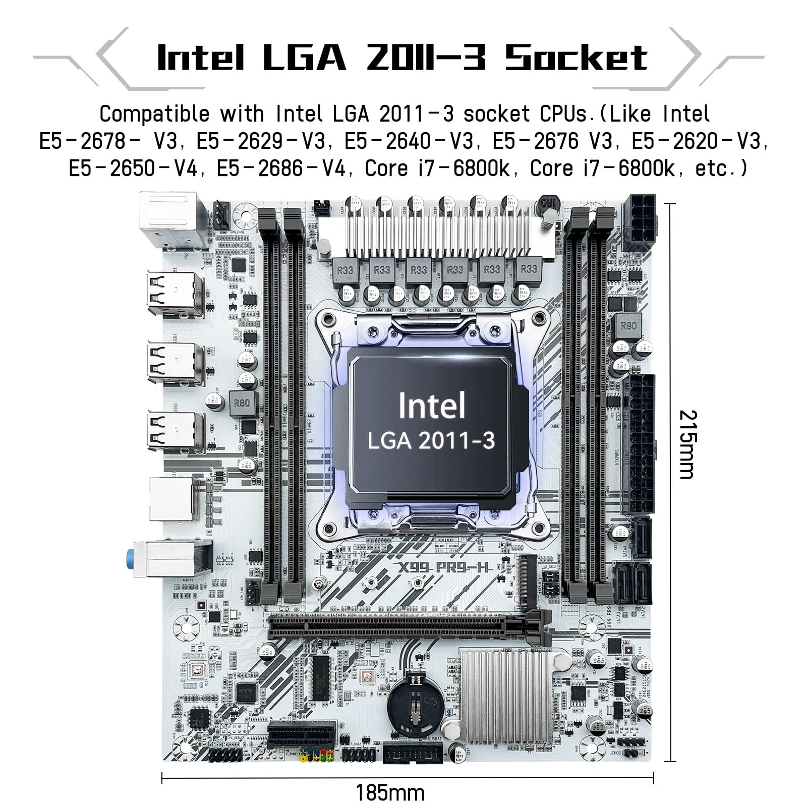 Amazon | SHANGZHAOYUAN X99 LGA 2011-3 マザーボード Intel Xeon E5