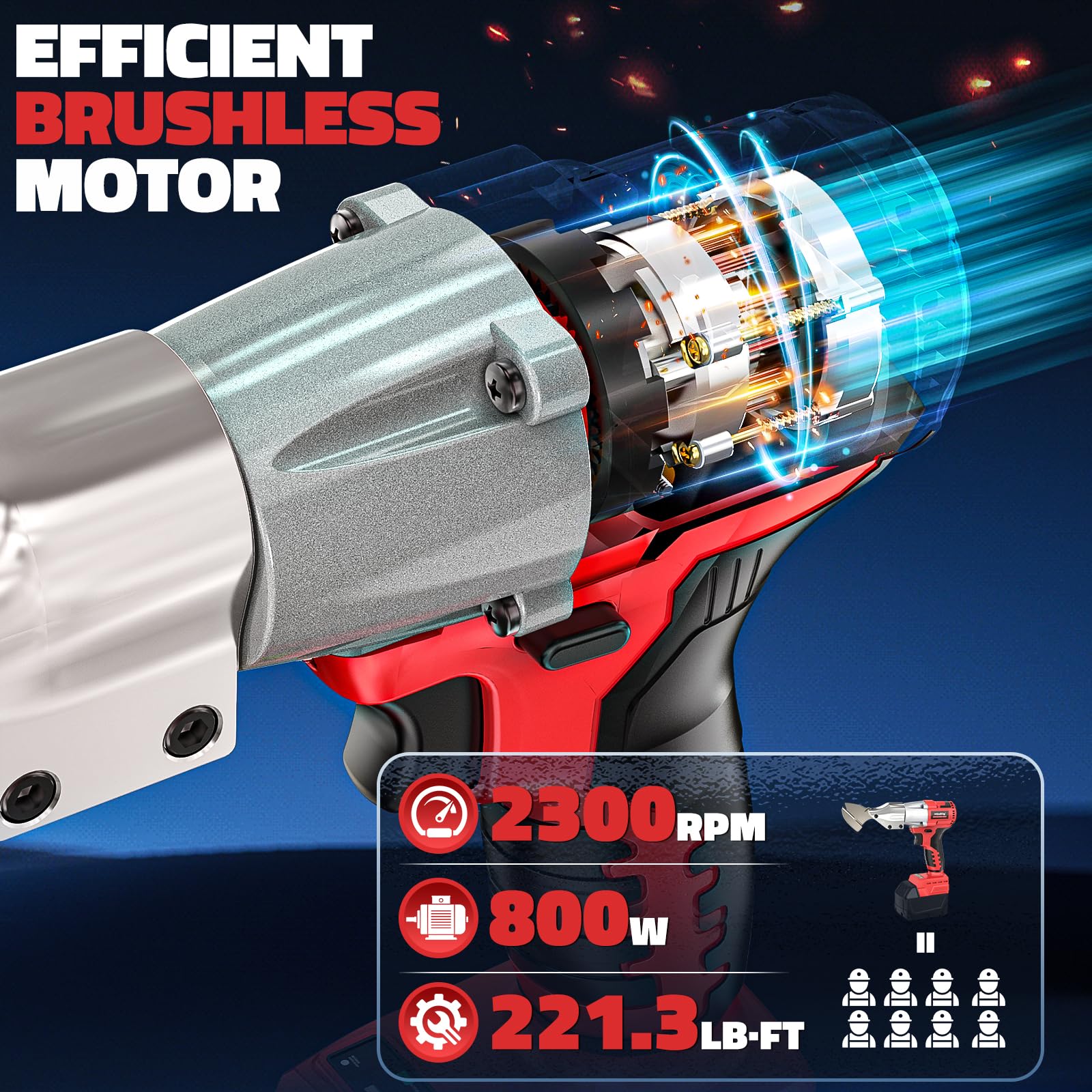 Corte Chapa Metal Sin Rebaba Cizalla Mordisqueadora Para Chapa Metálica -  Compatible Con Makita 18V, Sin Escobillas Cizalla Nibbler Makita 18v, image size:1600x1600