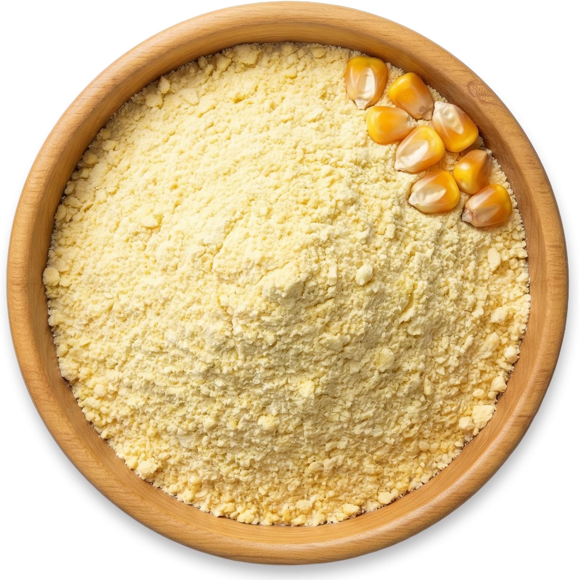 NY Spice Shop Yellow Corn Flour - 1 Pound Ground Cornmeal Makki Ka Atta - Yellow Corn Meal for Cooking - Corn Flour for Baking, Cornbread, Muffins, Pancakes, Waffles Tortilla & Kitchen Recipes