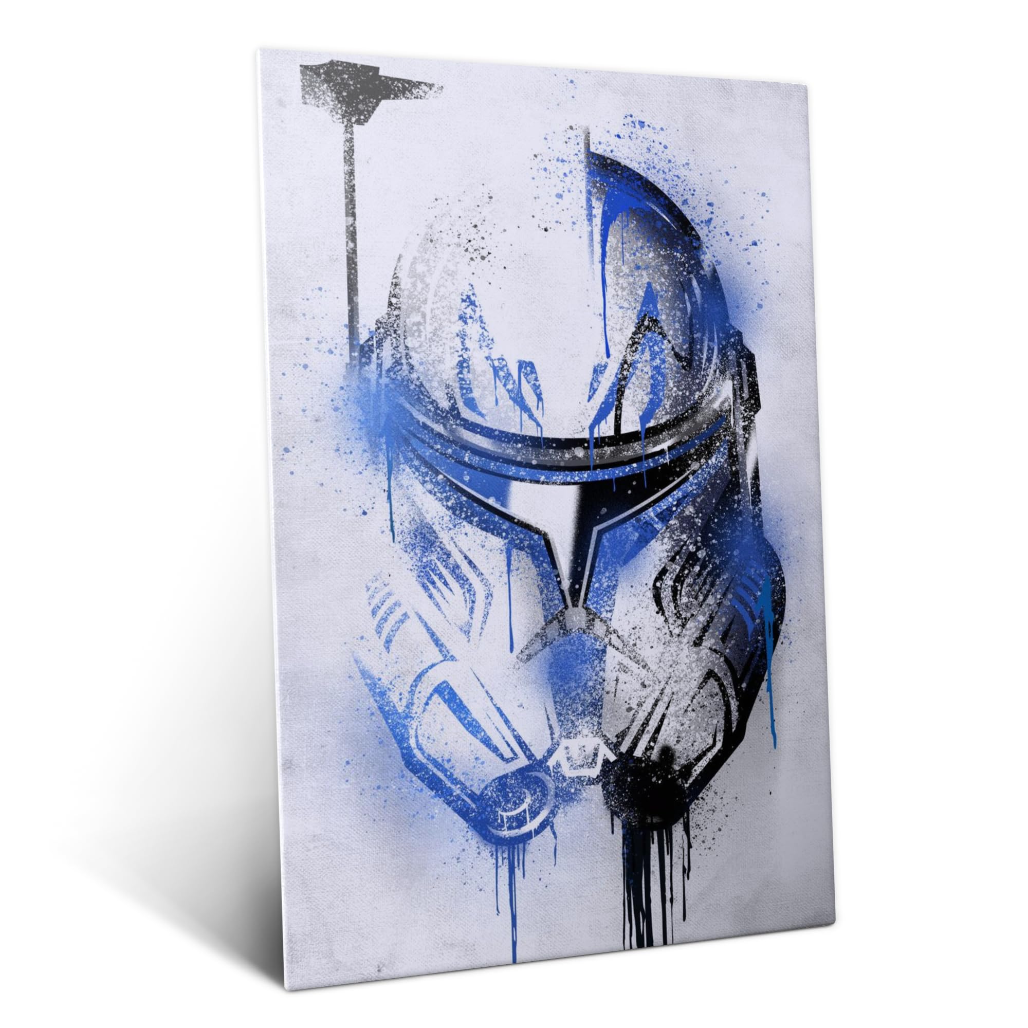 Displate Metal Poster Star Wars Captain Rex Graffitti Helmet M Size