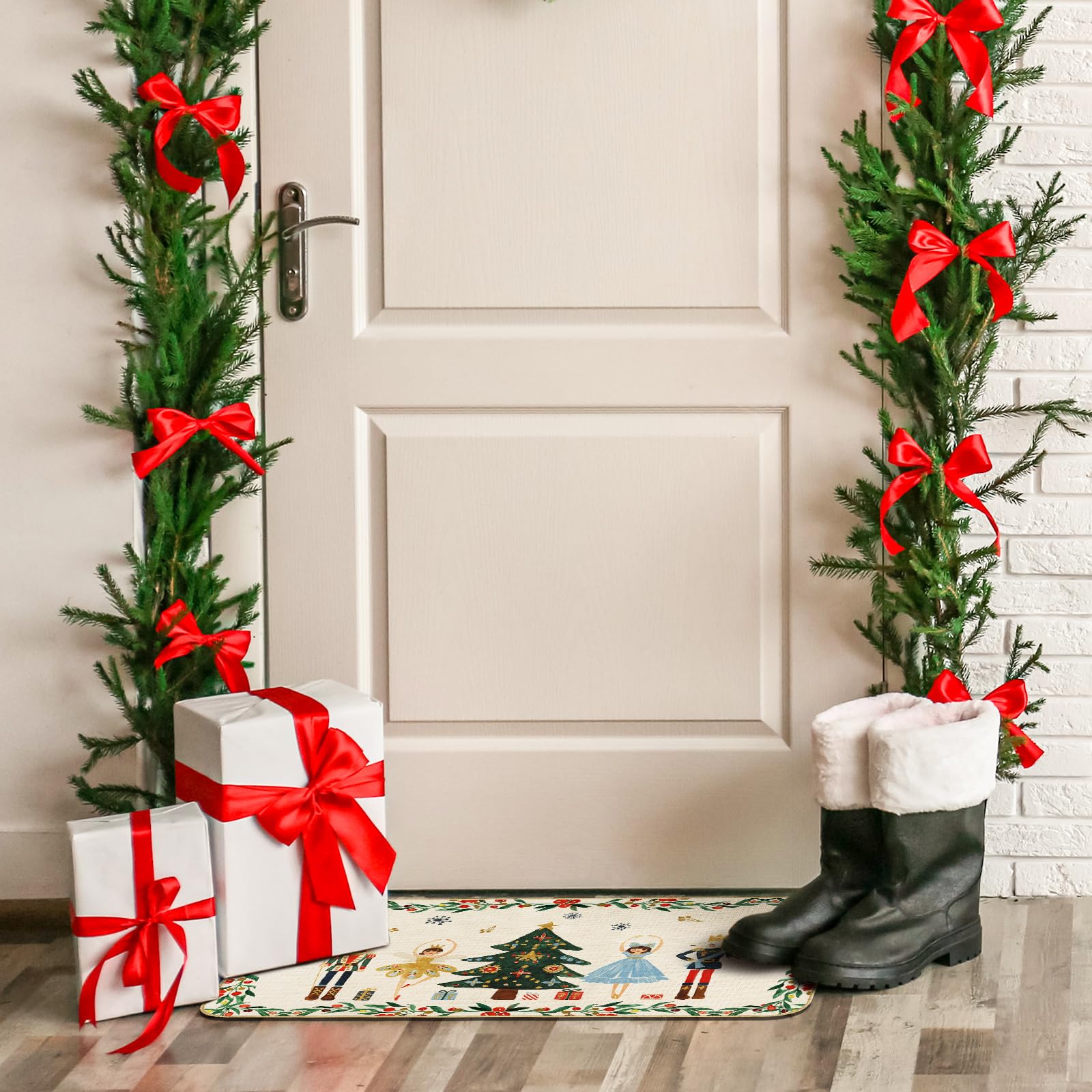 Amazon.com: AnyDesign Nutcracker Doormat Watercolor Nutcracker